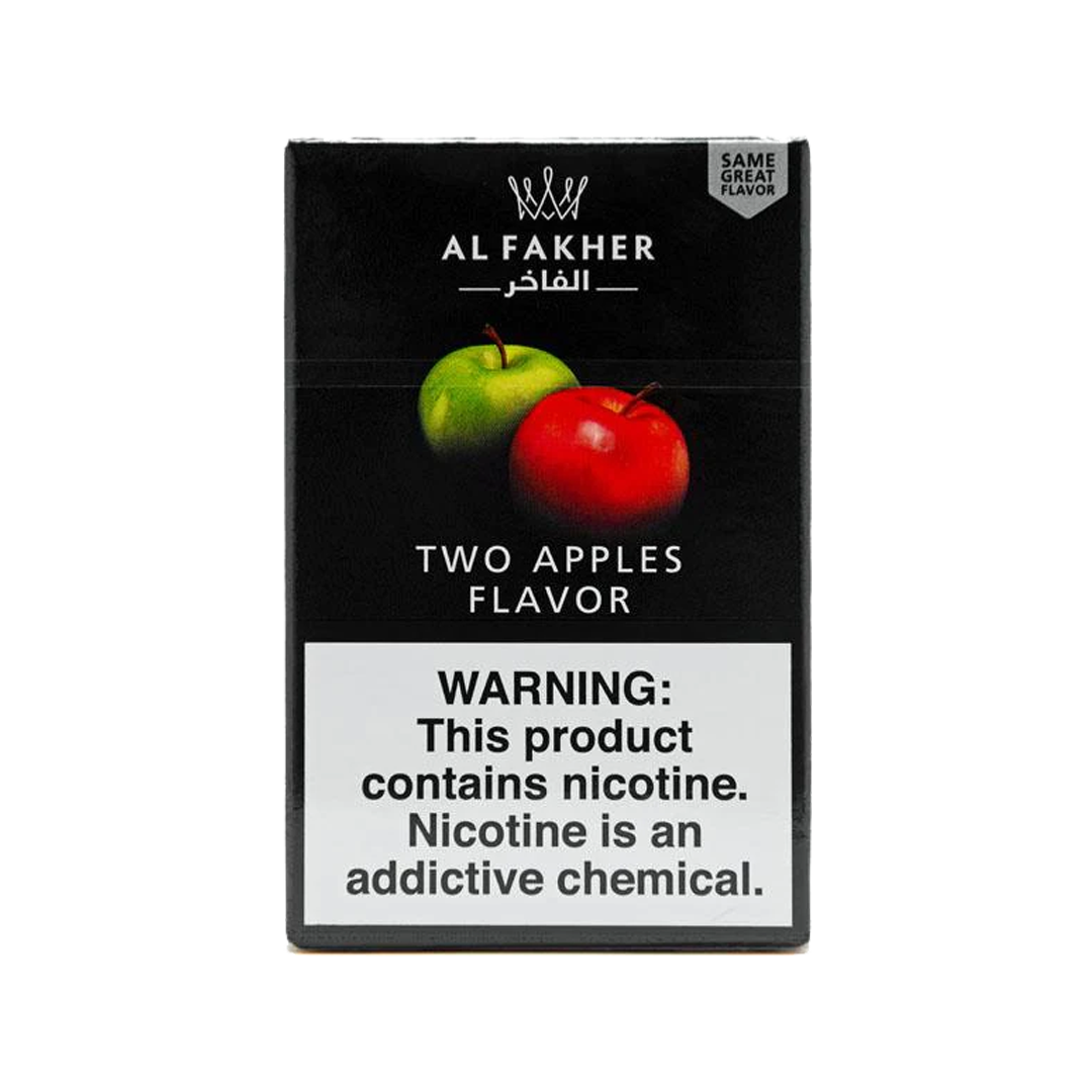 Al Fakher Two Apples Mint Shisha Tobacco - 50g
