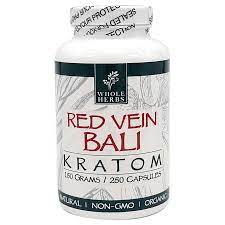 WHOLE HERBS Maeng Da (Green, Red & Bali) Kratom Capsules