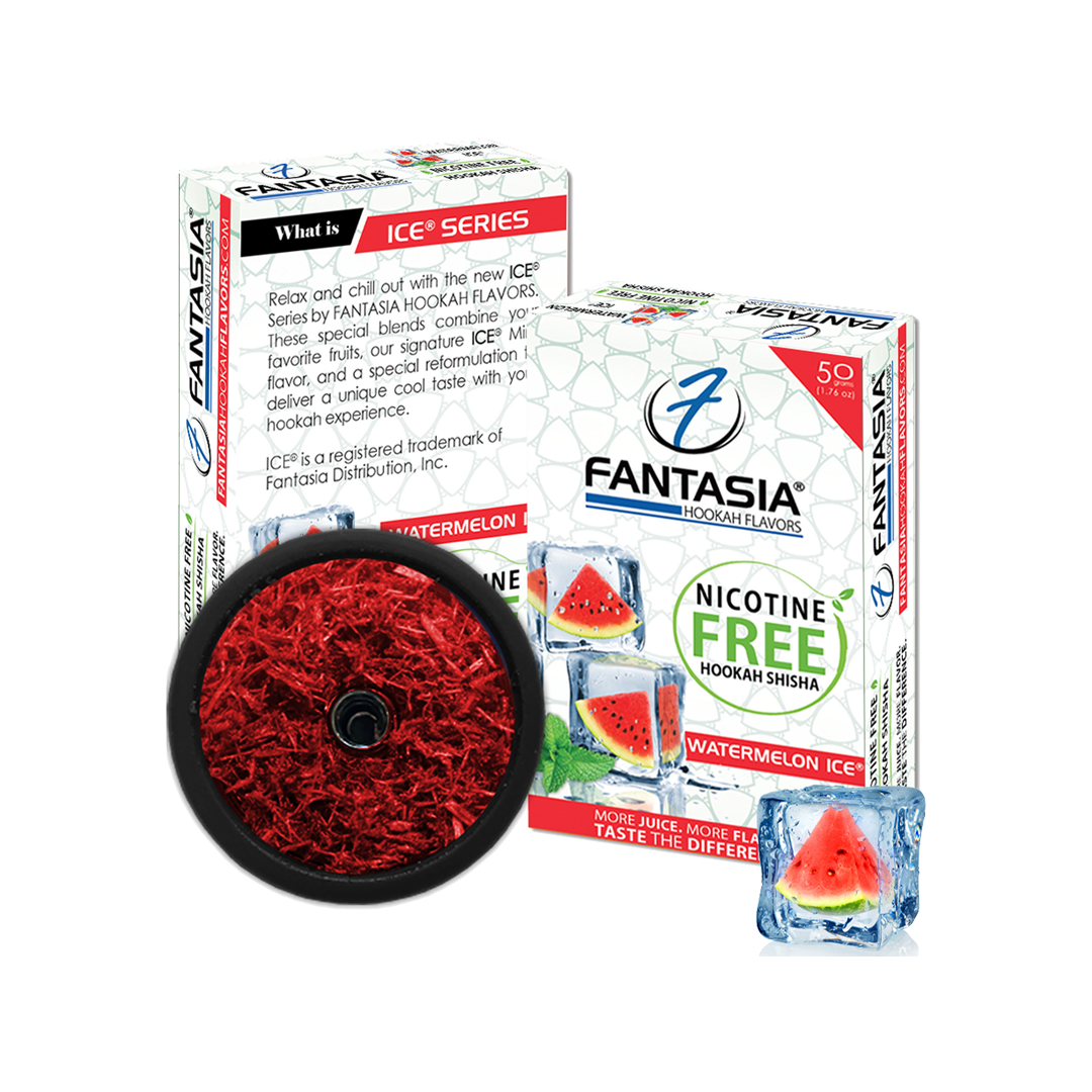 Fantasia Watermelon Ice Flavor Shisha Tobacco - 50g