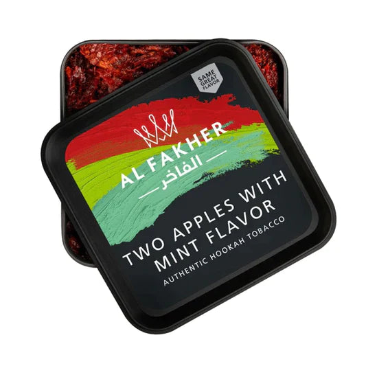 Al Fakher Two Apples Mint Shisha Tobacco - 250g