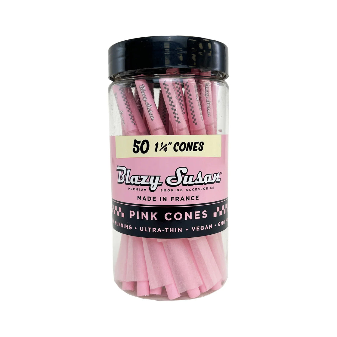 Pink Pre Rolled Cones | 1-1/4″ | 50 Count