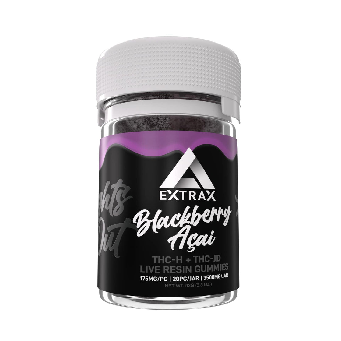 Delta Extrax - THCh | THCjd Live Resin Gummies – 3500mg