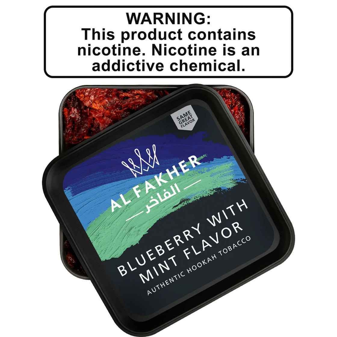 Al Fakher Blueberry Mint Shisha Tobacco - 250g