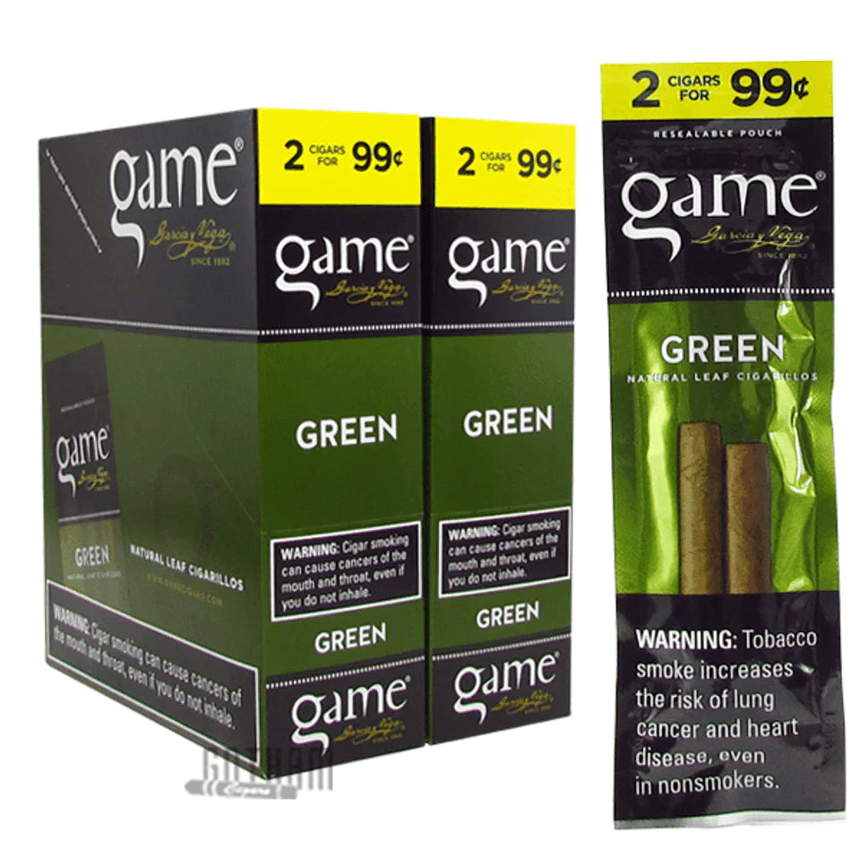 Game Cigarillos Green 30ct
