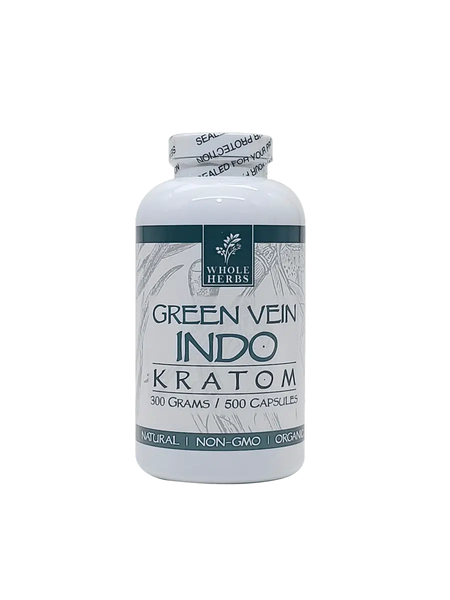 WHOLE HERBS Maeng Da (Green, Red & Bali) Kratom Capsules