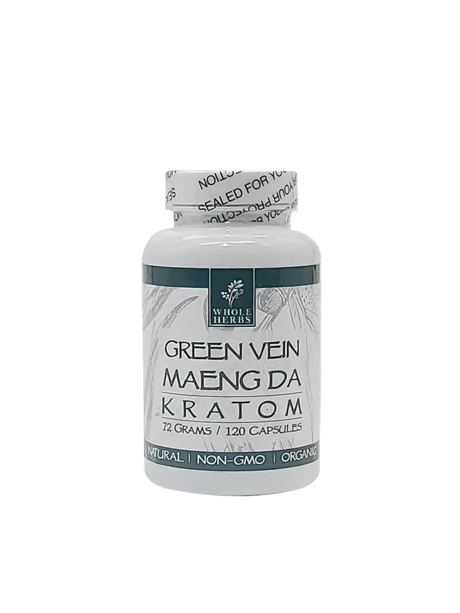 WHOLE HERBS Maeng Da (Green, Red & Bali) Kratom Capsules