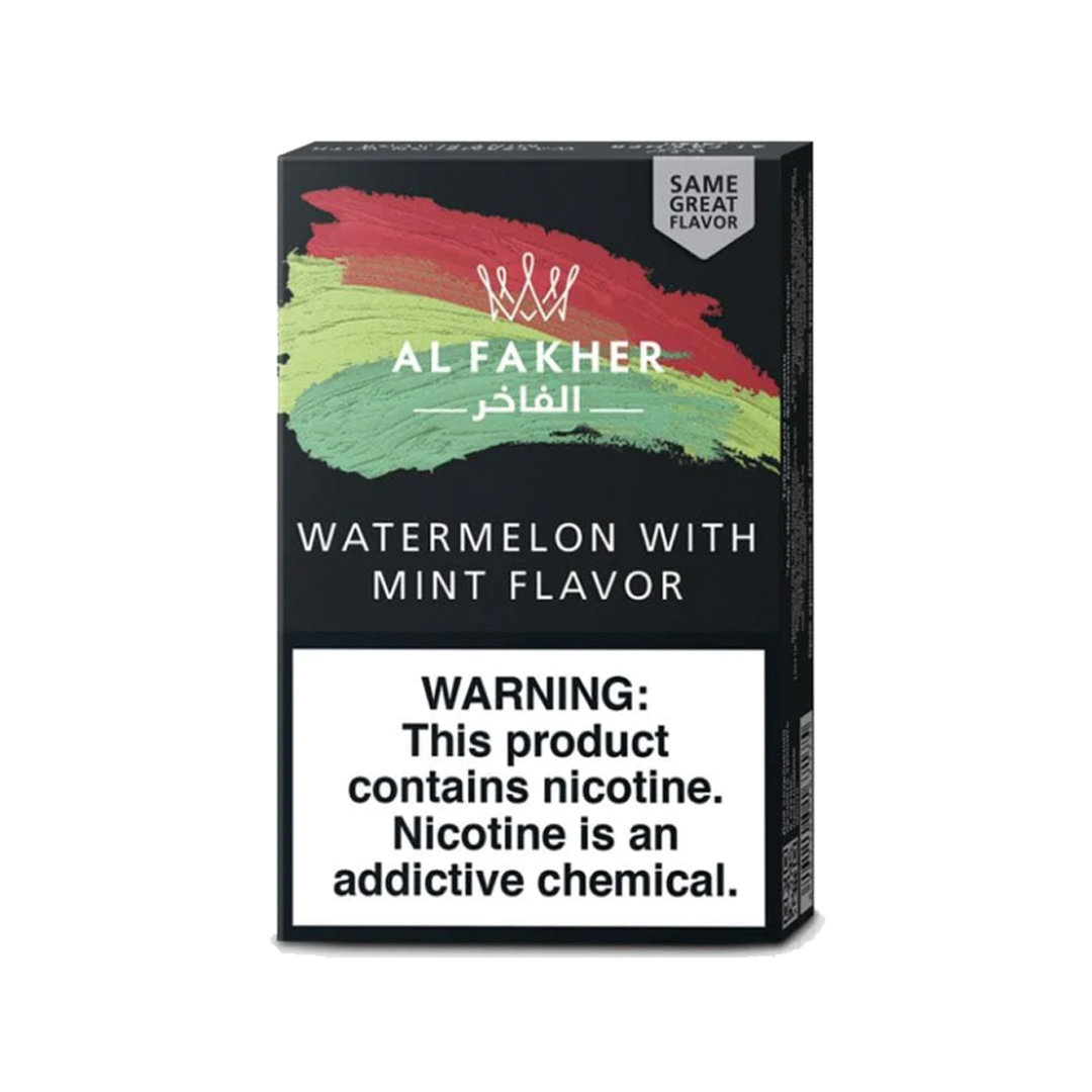 Al Fakher Watermelon Mint Shisha Tobacco- 50g – University Vape Al Fakher Watermelon Mint Shisha Tobacco- 50g – University Vape