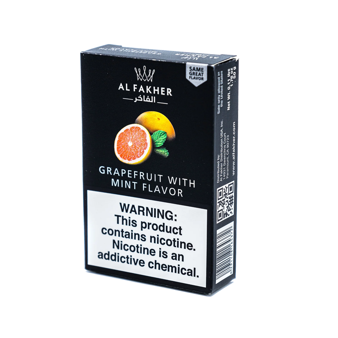 Al Fakher Grapefruit Mint Shisha Tobacco - 50g