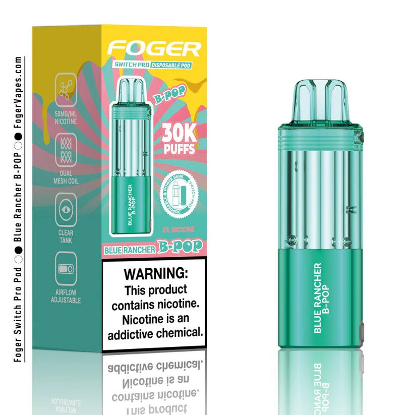 Blue Rancher B-POP Foger Switch Pro Pod 30K Puffs