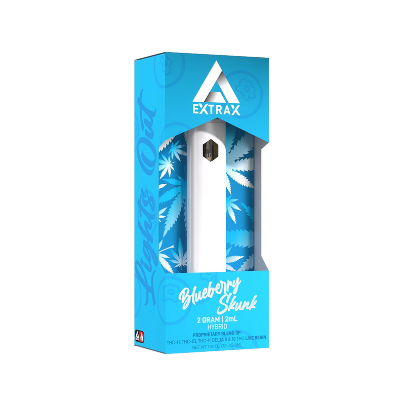 Delta Extrax Lights Out Live Resin Cartridge 2G – University Vape