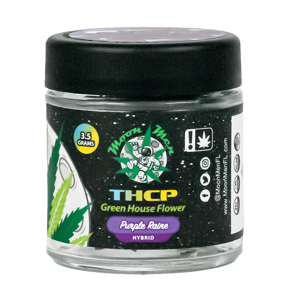 THCP Greenhouse Flower (3.5g) – Purple Raine (Hybrid)
