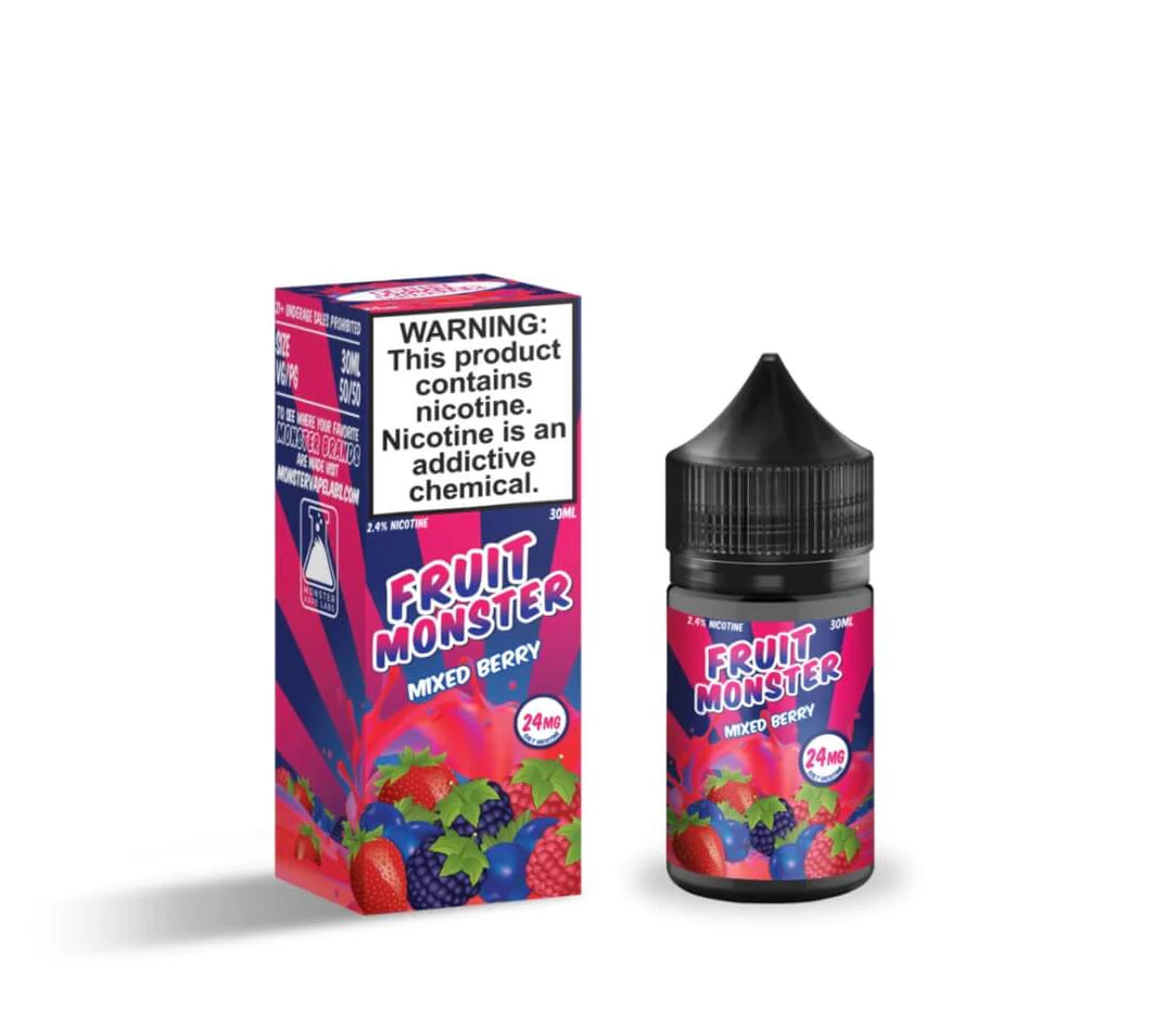 FRUIT MONSTER SALT MIXED BERRY EJUICE 30mL