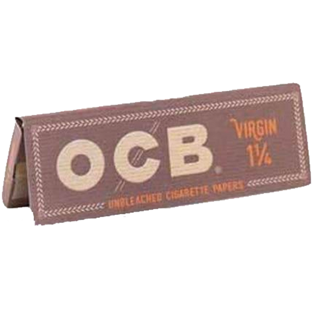 OCB Virgin Rolling Papers 1 ¼" Size - 24 ct.