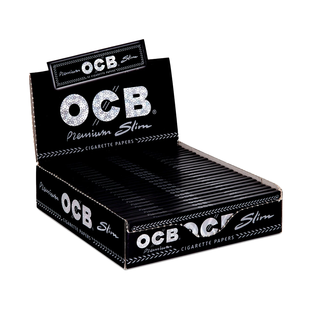 OCB Premium Rolling Papers King Slim - 24 ct.