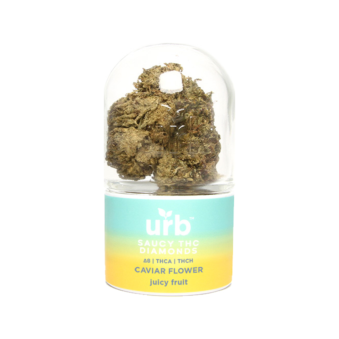 URB THC-A Saucy Diamonds Caviar Flower | 7g