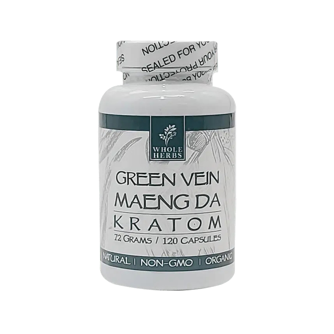 WHOLE HERBS Maeng Da (Green, Red & Bali) Kratom Capsules