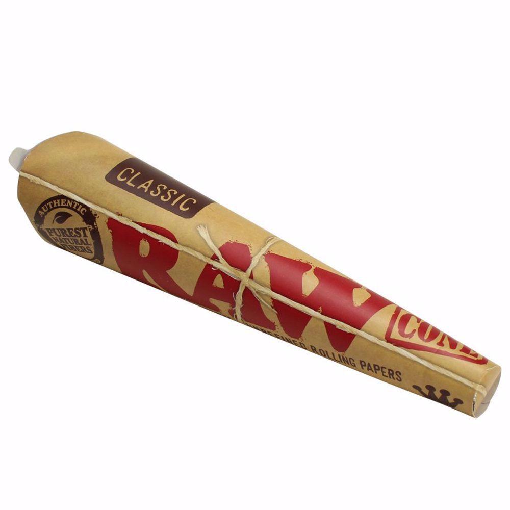 RAW CLASSIC KING SIZE PRE ROLLED CONES - 3 PACK