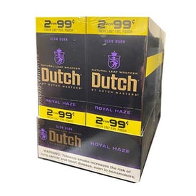 Dutch Masters Cigarillos Foil Royal Haze Fusion Pre-Priced