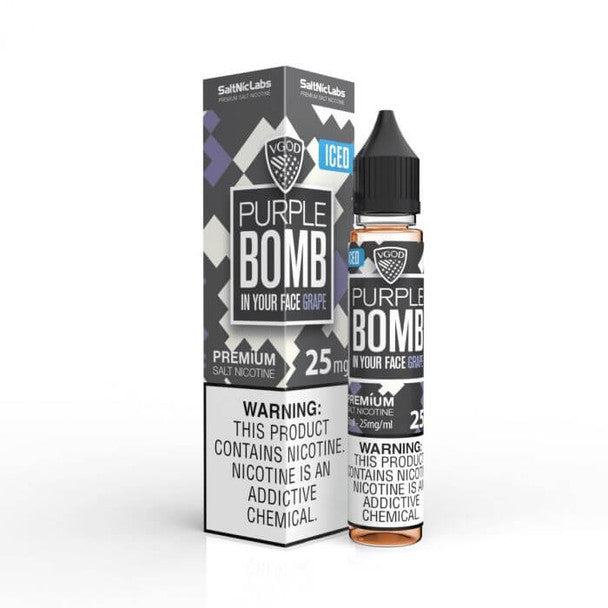 Iced Purple Bomb Nicotine Salt by VGOD