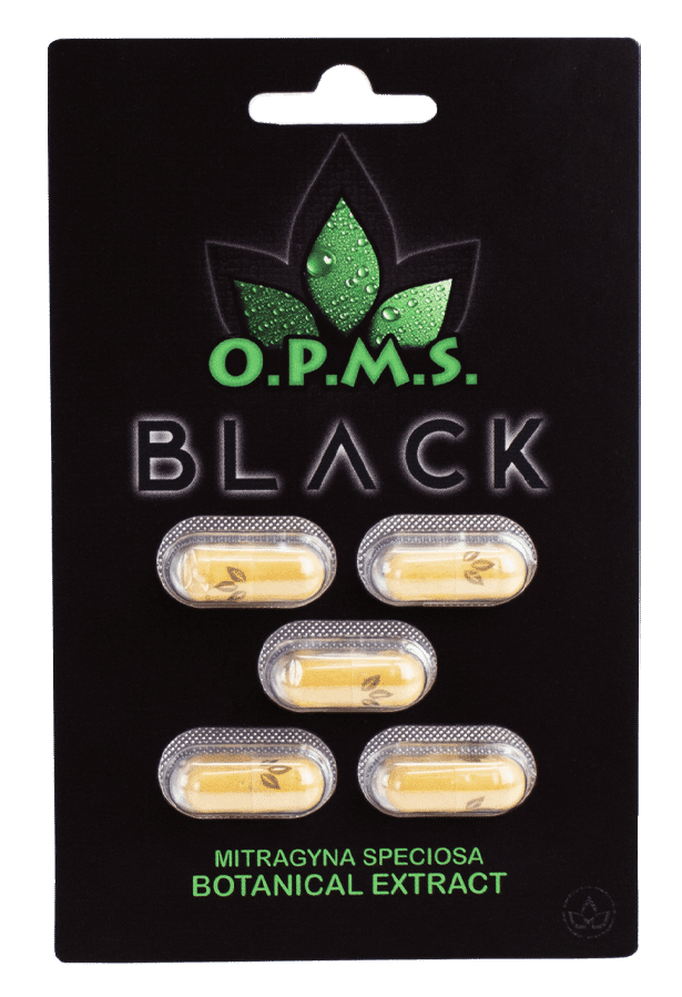 OPMS Black & Gold Kratom Extract Capsules