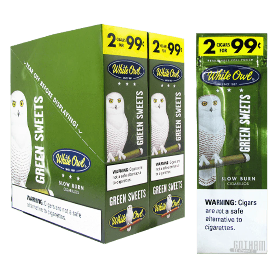 White Owl Cigarillos Green Sweets