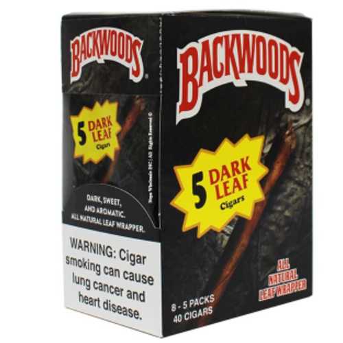 Backwoods Dark Leaf Cigars 5PK