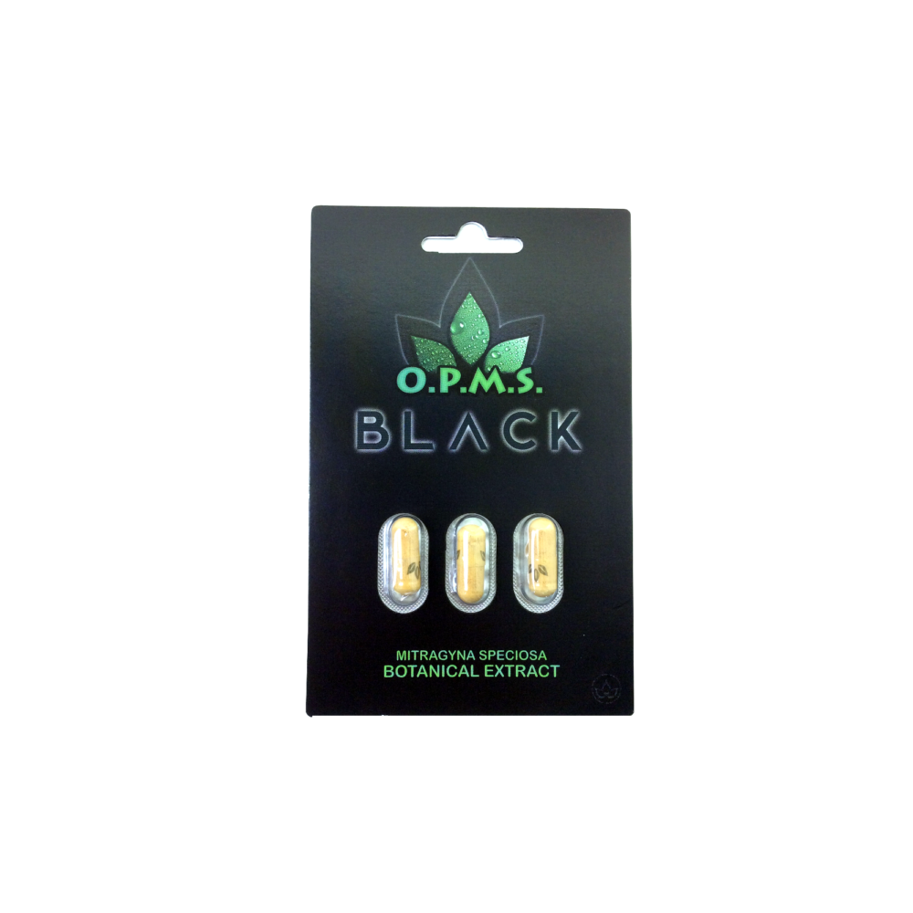 OPMS Black & Gold Kratom Extract Capsules