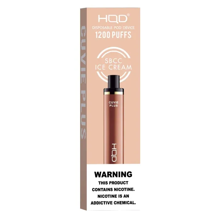 HQD Cuvie Plus Nicotine Disposable Vape 1200 Puff