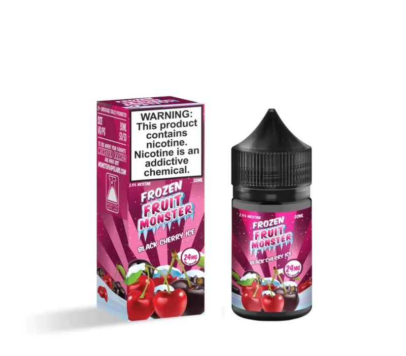 Yuriya エバイッシュー sq 30mL FROZEN FRUIT MONSTER SALT BLACK CHERRY ICE EJUICE 30mL