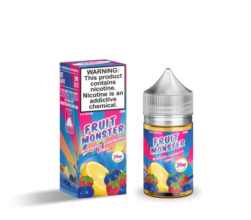 FROZEN FRUIT MONSTER SALT BLUEBERRY RASPBERRY LEMON ICE EJUICE 30mL