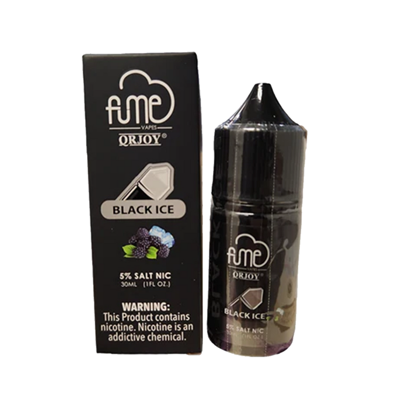 Fume Black Ice Salt 30mL - 50MG University Vape Fume Black Ice Salt 30mL - 50MG University Vape
