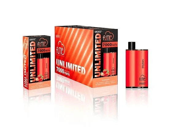 Fume Unlimited Disposable Vape - 7000 Puffs - Rechargeable