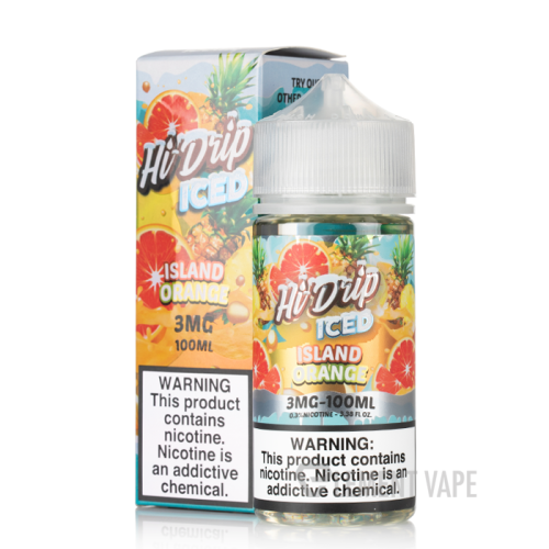 ICED ISLAND ORANGE - HI-DRIP E-LIQUIDS - 100ML