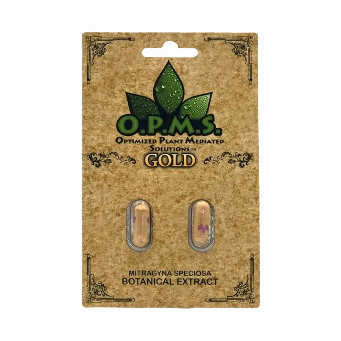 OPMS Black & Gold Kratom Extract Capsules