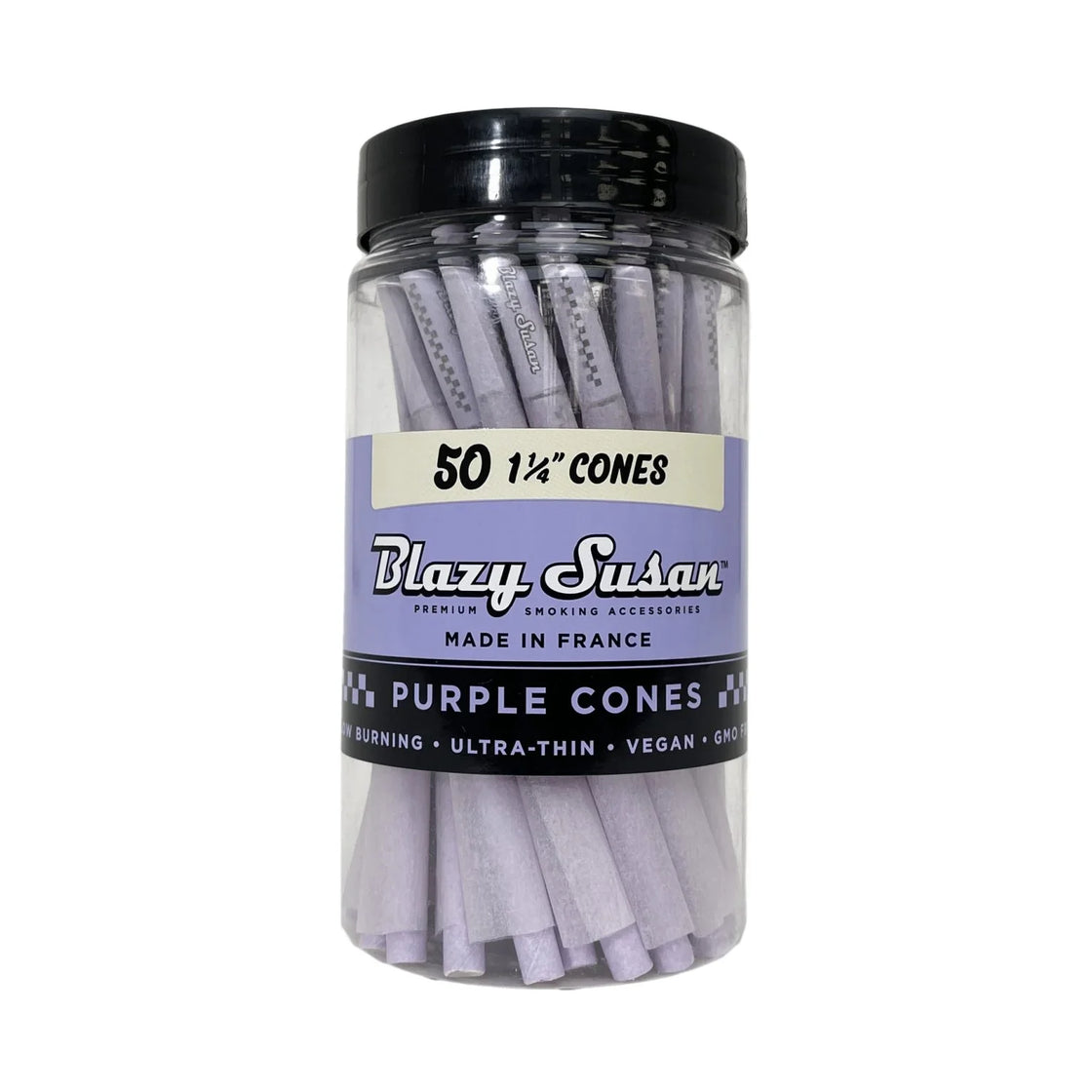 Purple Pre Rolled Cones | 1-1/4″ | 50 Count