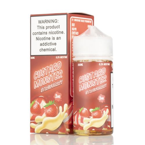 STRAWBERRY - CUSTARD MONSTER - 100ML